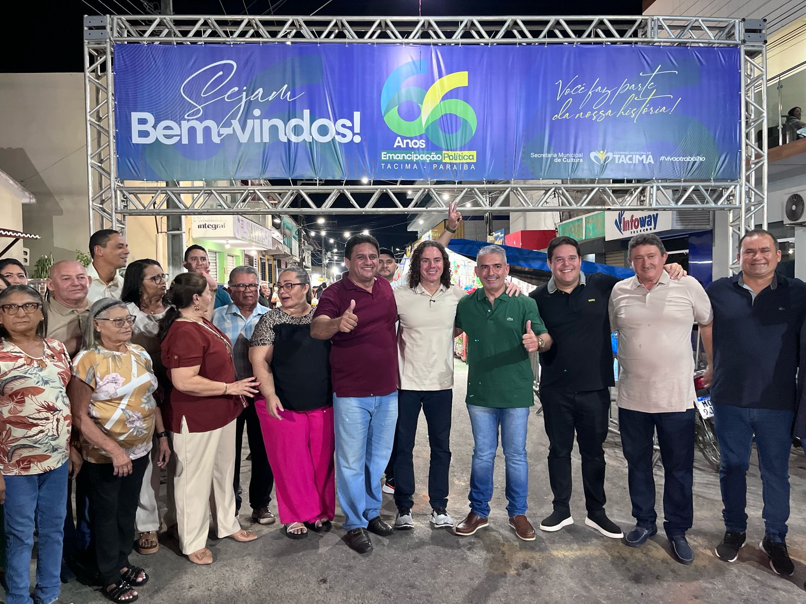Senador Veneziano recebe confirmação de apoios à sua reeleição em Tacima e Logradouro
