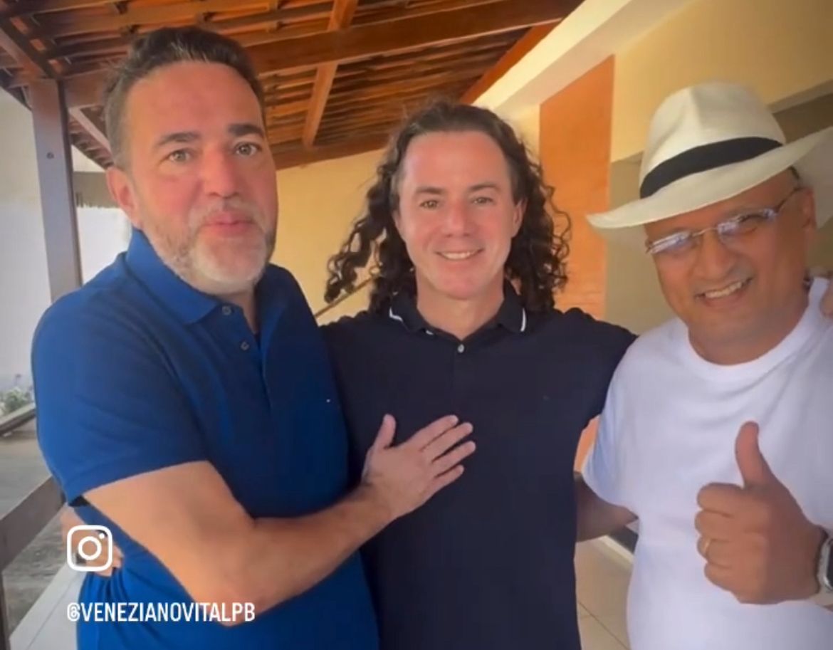 Prefeito e Presidente da Câmara de Serra Branca agradecem a Veneziano atuação em favor do Cariri e reafirmam compromissos