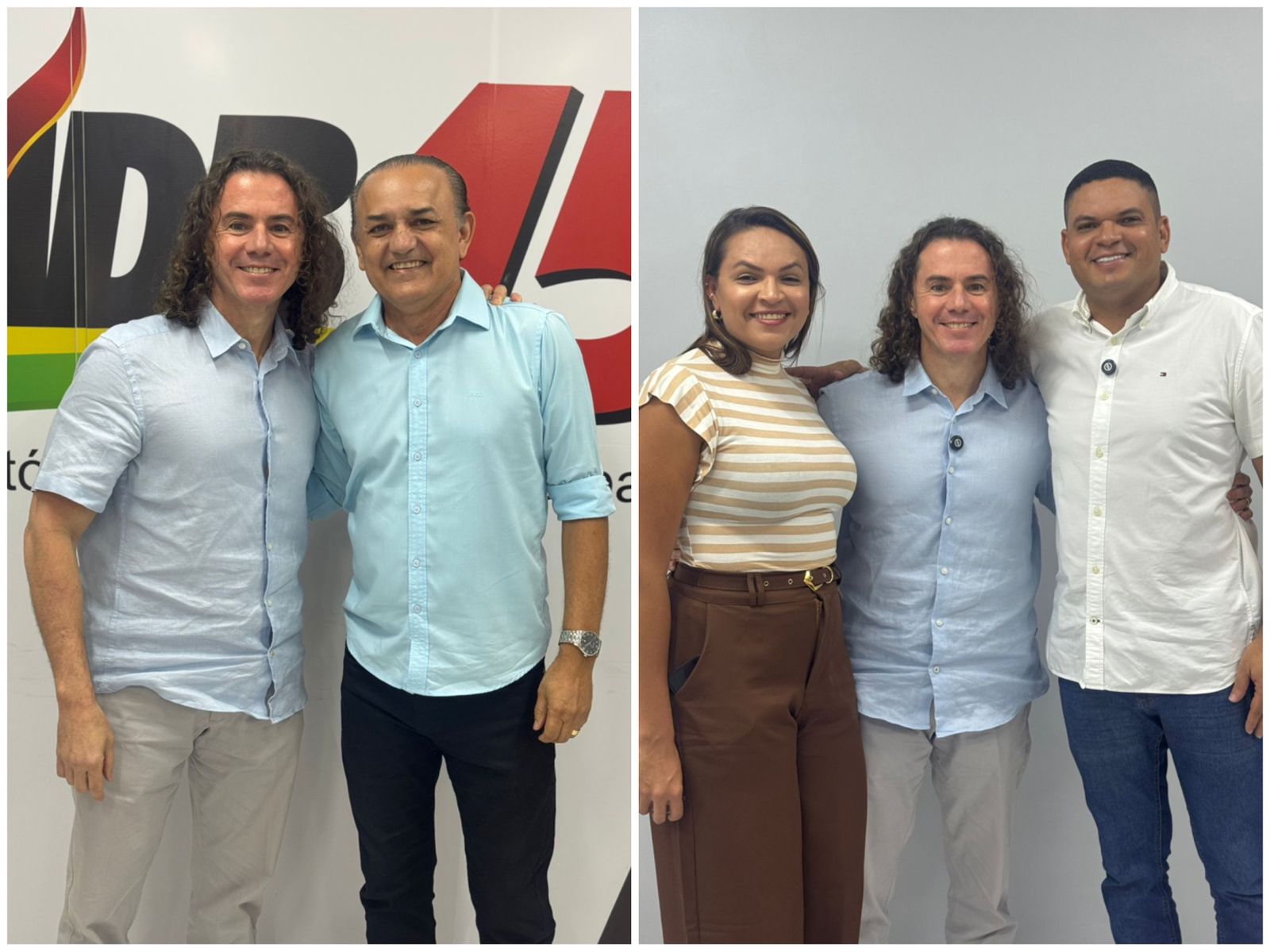 Veneziano recebe o apoio à sua reeleição para o Senado Federal de mais dois vereadores de João Pessoa