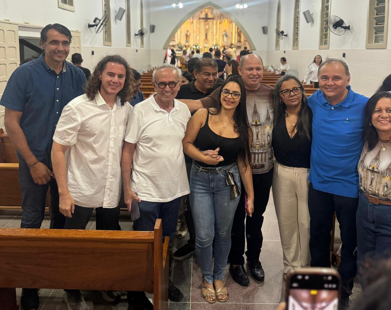 Veneziano, André Gadelha, Cícero e Manoel Ludgério cumprem agenda conjunta em São José da Mata