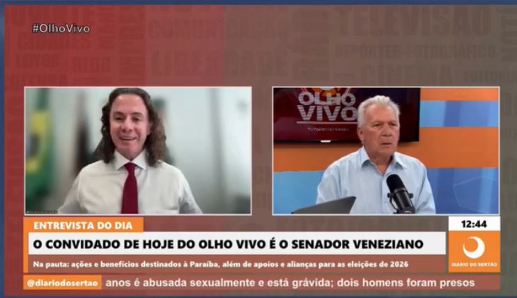 Zé Aldemir enaltece qualidades de Veneziano e diz que Senador terá o apoio do povo de Cajazeiras na reeleição