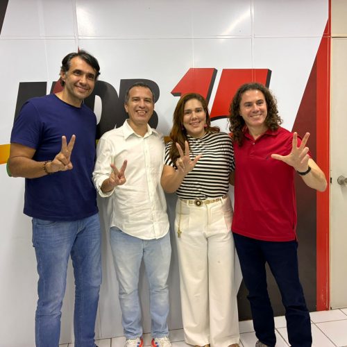 Cicero, Veneziano e André Gadelha recebem apoio do ex-deputado Dr. Érico e da pré-candidata a deputada federal Germana Wanderley, de Patos