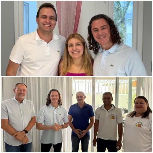 Veneziano recebe mais quatro prefeitos que reafirmam compromissos com sua reeleição ao Senado