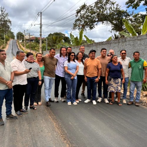 Prefeitura de Lagoa Seca investe R$ 3,6 milhões em obras de asfaltamento, com recursos de emendas de Veneziano