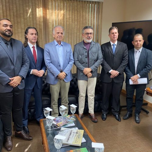 Ao lado de prefeitos, Veneziano vai ao Ministério da Defesa solicitar apoio do Exército na recuperação de estradas obstruídas após as chuvas