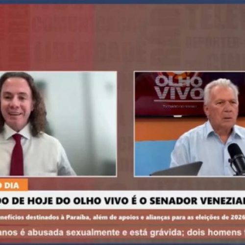 Zé Aldemir enaltece qualidades de Veneziano e diz que Senador terá o apoio do povo de Cajazeiras na reeleição