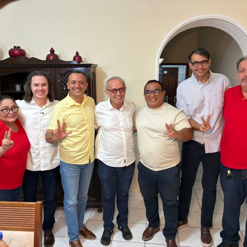 Veneziano é recebido por prefeitos e lideranças e participa de eventos em Bonito de Santa Fé, Conceição e Piancó