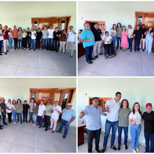 Veneziano se reúne com os prefeitos da região do Rio do Peixe, no sertão, e todos reafirmam apoio à sua reeleição
