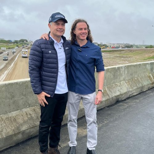 Ministro dos Transportes e Senador Veneziano projetam início da operação do VLT em Campina Grande já em 2026