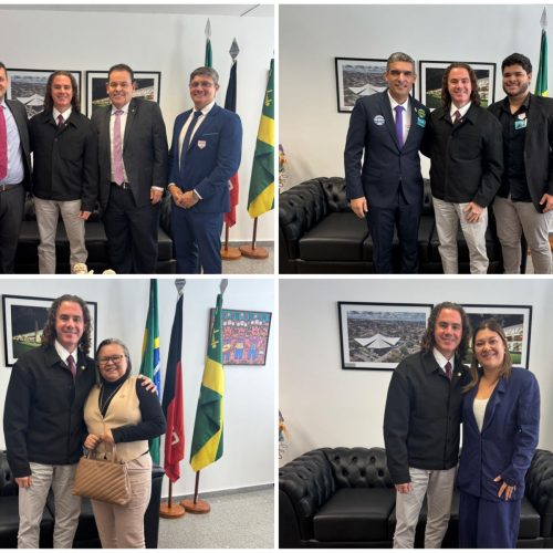 Em Brasília, Veneziano recebe Prefeitos de Alagoa Grande, Passagem, Mari e Desterro, que reafirmam gestos de continua parceria com o Senador