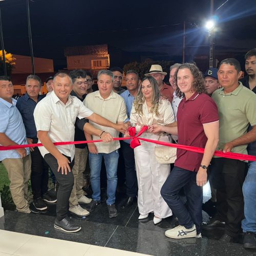 Veneziano participa de inaugurações no aniversário de Catingueira e recebe reafirmação de apoio do Prefeito Suelio