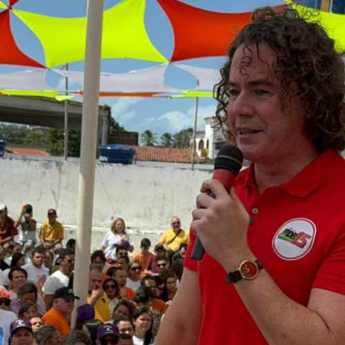 Veneziano participa da convenção que oficializou chapa André e Camila em Cabedelo: “vocês terão um senador aliado em Brasília”